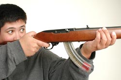 A typical .22 carbine