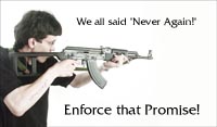 Never again a Holocaust!