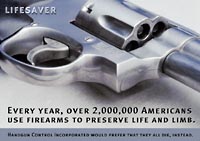 Personal defense weapons save over 2 million lives every year