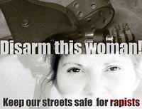 Gun control laws make rapists safer
