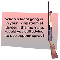 Would you bet your life on pepper spray?