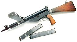 left side, 32-round magazine