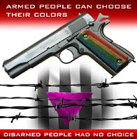 Disarmed people get no choices